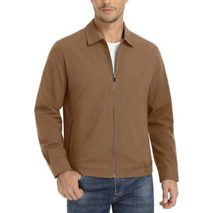 ❤️ Men's  Lightweight Jacket Full Zip Golf Jackets Collar Windbreaker